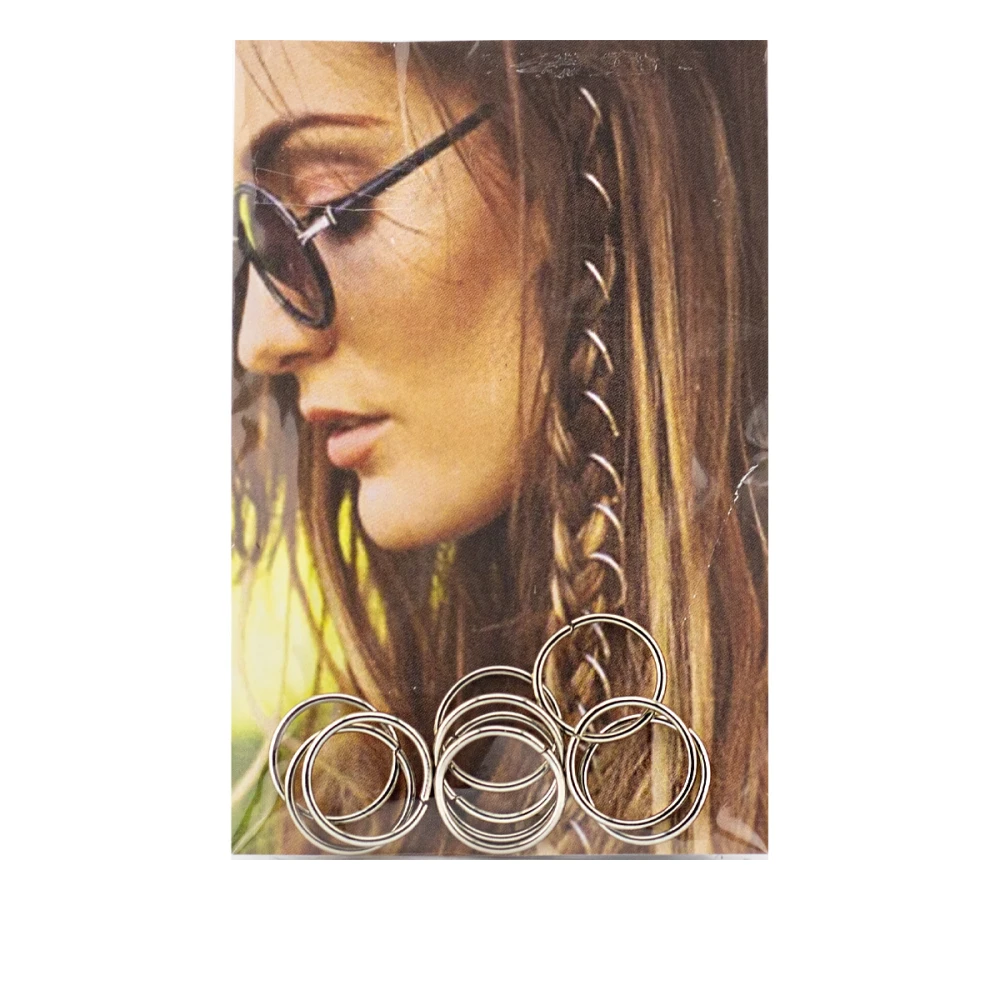 Кольца для волос (пирсинг) SweetBeads 14 мм светлое золото 10 ед/уп