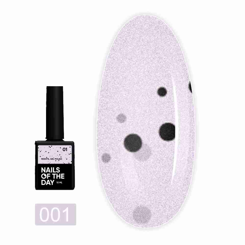 Гель-лак NailSofTheDay MiDots 10 мл (001)