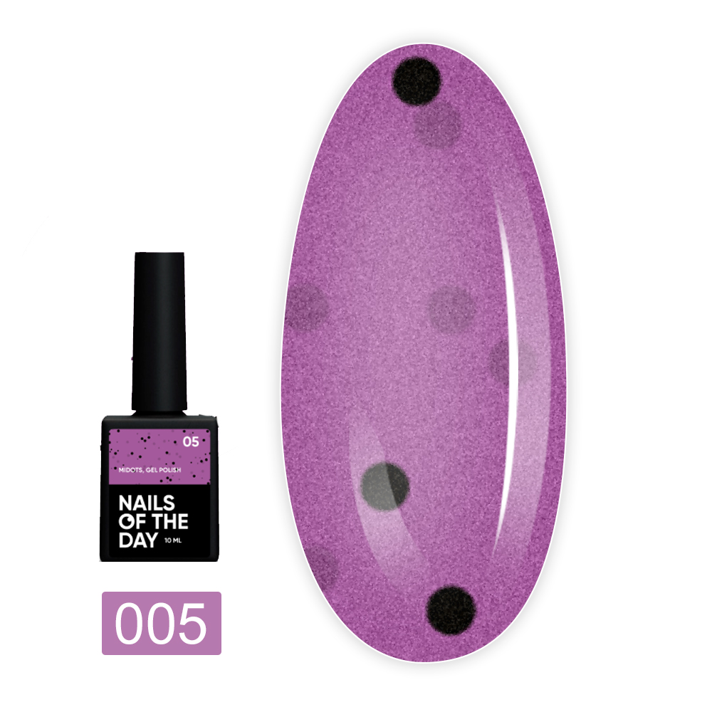 Гель лак NailSofTheDay MiDots 10 мл (005)