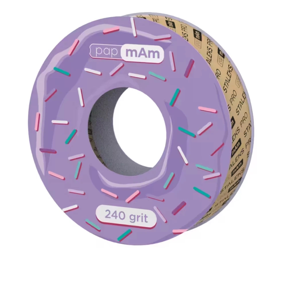 Запасний блок для файл-стрічки змінний білий Сталекс Expert 240 грит 8 м