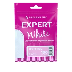 Набор белых сменных файлов для педикюрной пилы Сталекс EXPERT 10 (30 ед) (180 grit)