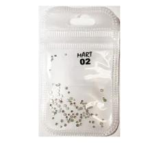 Стразы 1 уп mArt (02 Glass Микс Clear AB ss3ss6 (1уп))