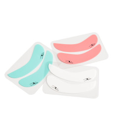 Патчі силиконові 1 пара Design Lashes (Рожевий)