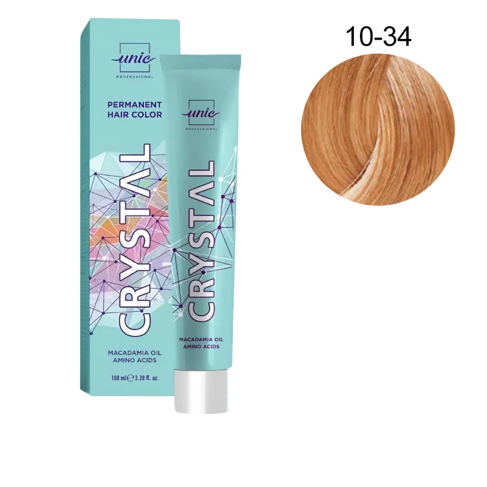 Крем-фарба для волосся Unic Crystal 100 мл (10-34)