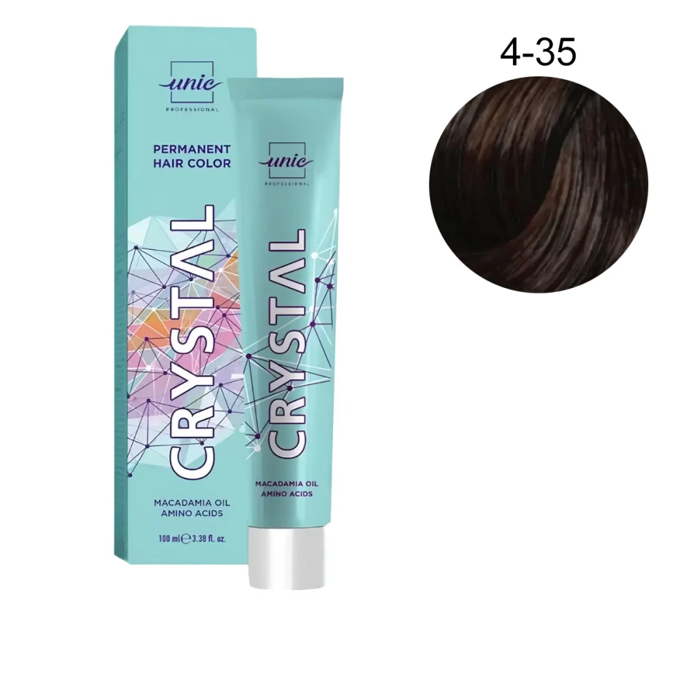 Крем-краска для волос Unic Crystal 100 мл (4-35)