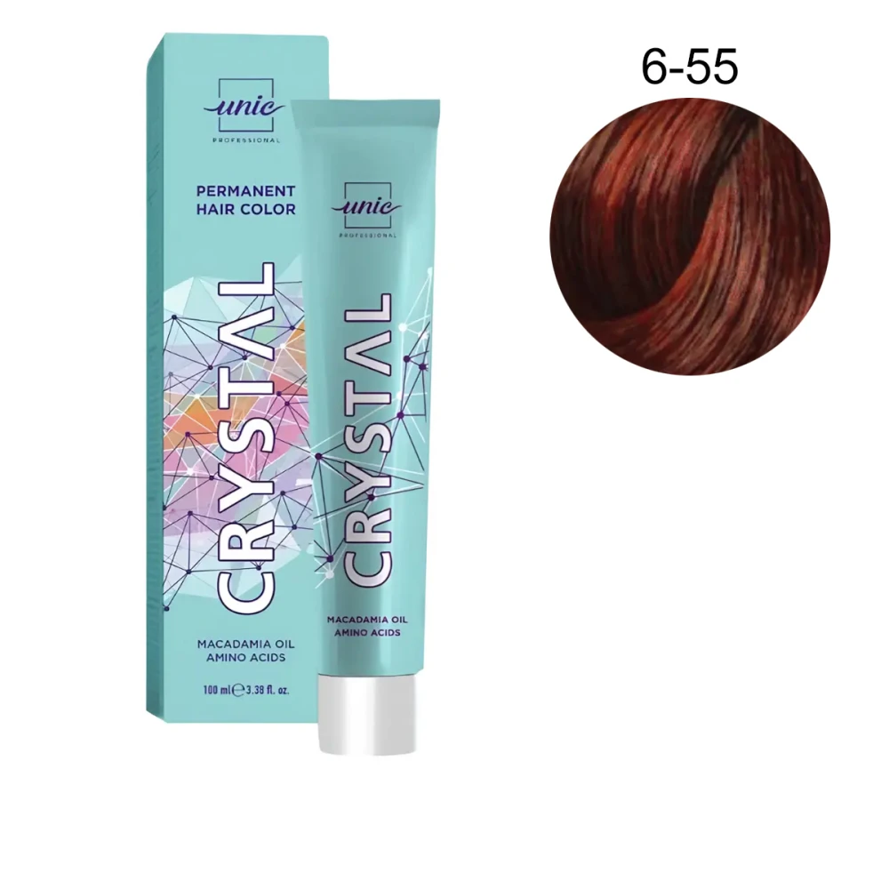 Крем-краска для волос Unic Crystal 100 мл (6-55)