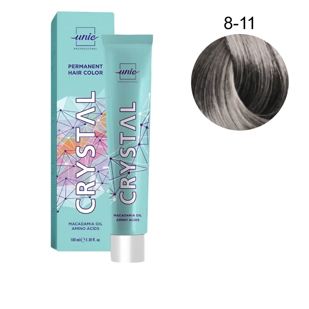 Крем-краска для волос Unic Crystal 100 мл (8-11)