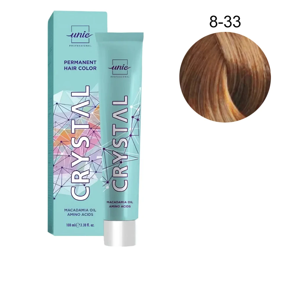 Крем-краска для волос Unic Crystal 100 мл (8-33)
