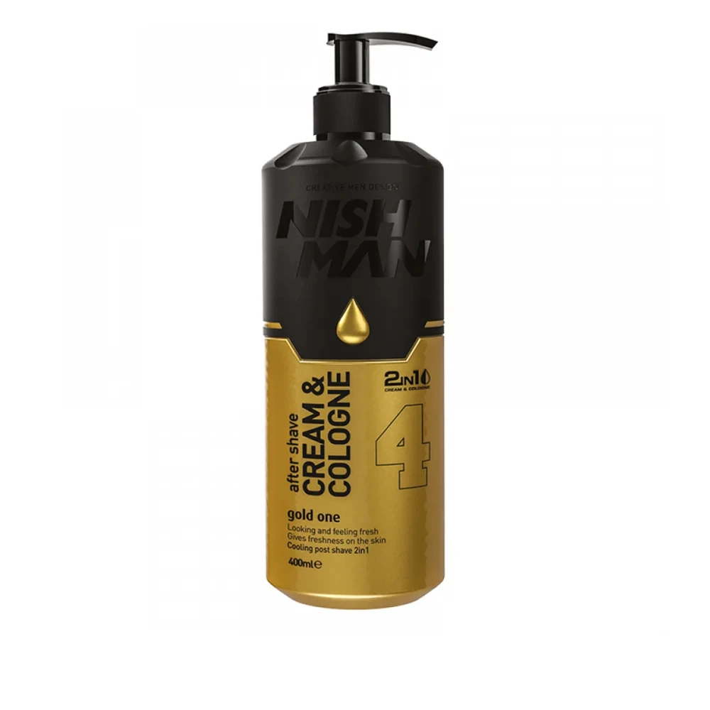 Бальзам после бритья 2в1 Nishman 400 мл (Gold One)