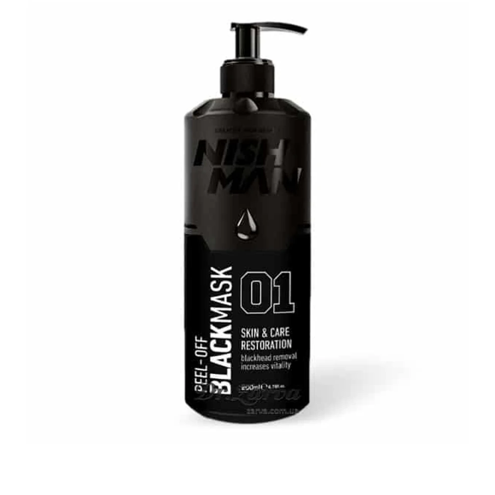 Маска для лица Nishman 200 мл (Черная)