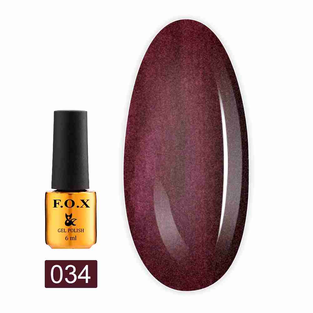 Гель-лак FOX Gold Pigment 6 мл (034)