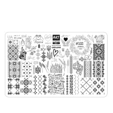 Пластина для стемпінга ART Stamping (0006)