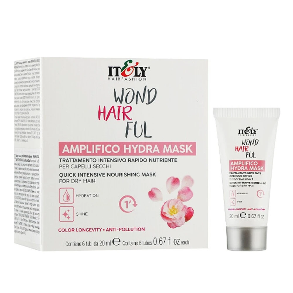 Маска-експрес для інтенсивного живлення WONDHAIRFUL AMPLIFICO HYDRA 20 мл