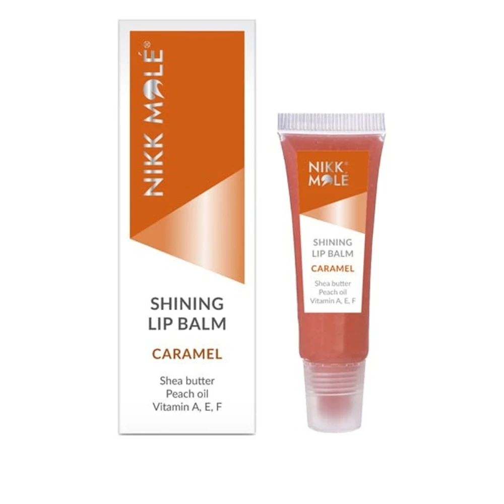 Бальзам Nikkmole для губ сияющий карамель 10 г