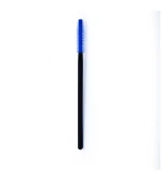 Щеточка для ресниц Vivienne черная ручка 10 шт (Синяя)