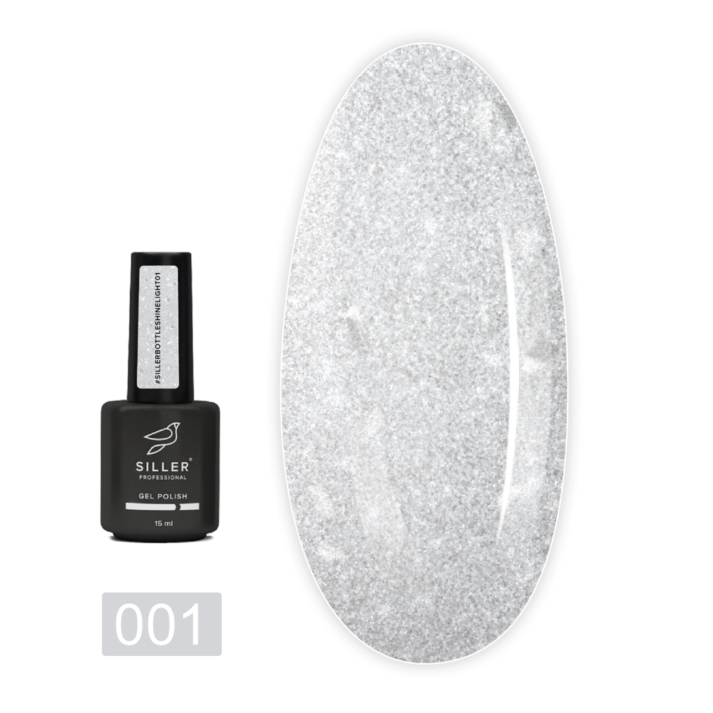 Гель Siller Bottle Gel Shine Light 15 мл (001)