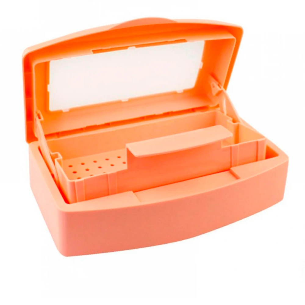 Контейнер для стерилизации инструмента с окошком (Оранжевый)