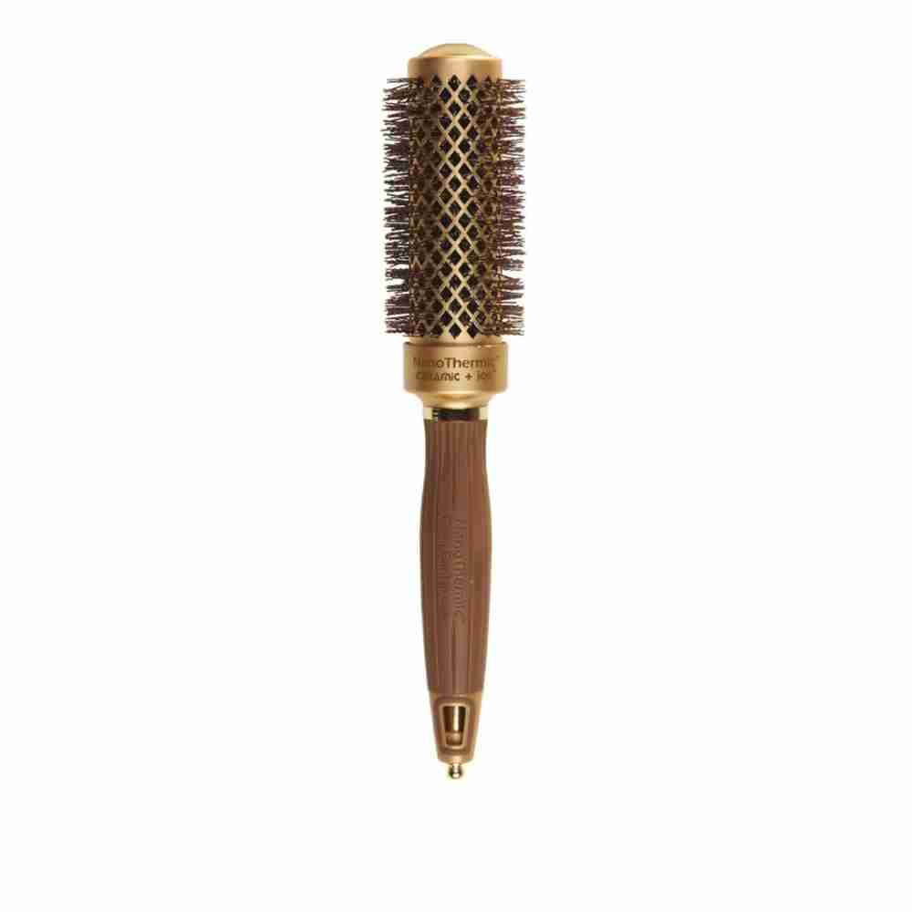 Брашенг термо Olivia Garden Expert Blowout Shine Wavy Bristles Gold&Brown 35