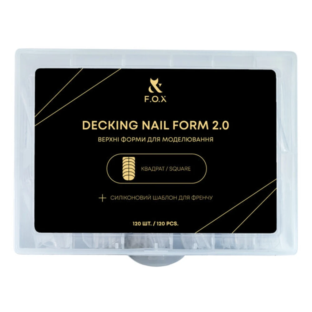 Форми верхні FOX Decking Nail from 2.0 120 шт (Квадрат)