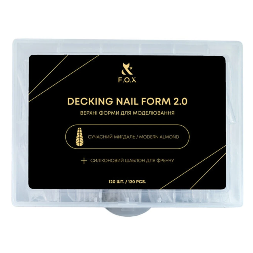 Форми верхні FOX Decking Nail from 2.0 120 шт (Сучасний Мигдаль)