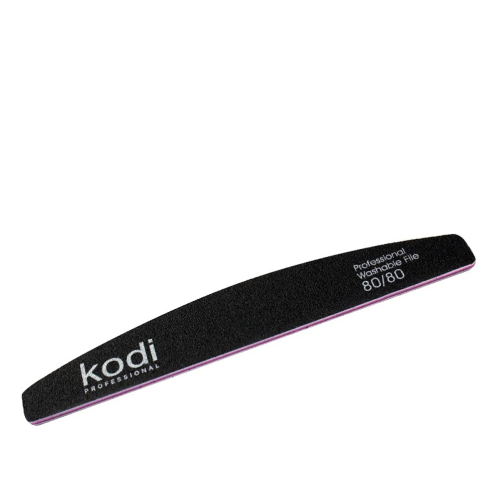 Пилка КODI Полумесяц № 33 черно-фиолет 80/80 размер (178/28/4)