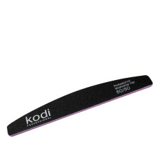 Пилка КODI Півмісяць № 33 чорно-фіолет 80/80 розмір (178/28/4)