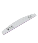 Пилка КODI Полумесяц № 129 светло серо-фиолет 100/150 размер (178/28/4)