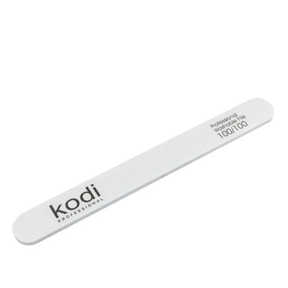 Пилка КODI Прямой формы №18 белая 100/100 размер (178/19/4)