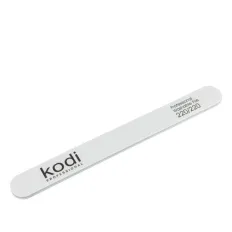 Пилка КODI Прямой формы №21 белая 220/220 размер (178/19/4)