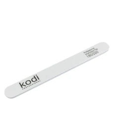 Пилка КODI Прямой формы №23 белая 180/220 размер (178/19/4)