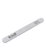 Пилка КODI Прямої форми № 133 світло сіра-фіолет 100/100 розмір (178/19/4)