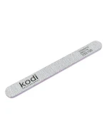 Пилка КODI Прямой формы № 133 светло серая-фиолет 100/100 размер (178/19/4)