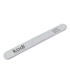 Пилка КODI Прямой формы № 134 светло серая-фиолет 120/120 размер (178/19/4)
