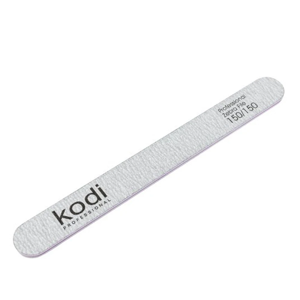 Пилка КODI Прямой формы № 135 светло серая-фиолет 150/150 размер (178/19/4)