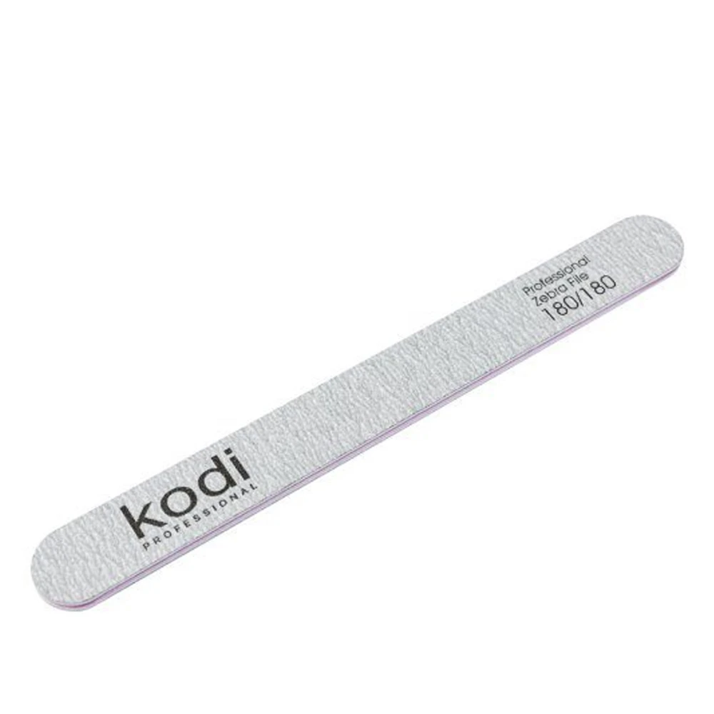 Пилка КODI Прямої форми № 136 світло сіра-фіолет 180/180 розмір (178/19/4)