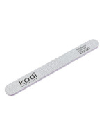 Пилка КODI Прямой формы № 137 светло серая-фиолет 220/220 размер (178/19/4)