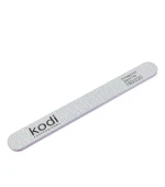 Пилка КODI Прямой формы № 139 светло серая-фиолет 180/220 размер (178/19/4)