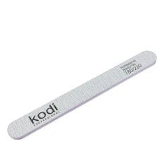 Пилка КODI Прямой формы № 139 светло серая-фиолет 180/220 размер (178/19/4)