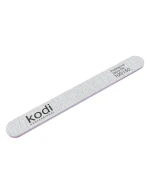 Пилка КODI Прямой формы № 140 светло серая-фиолет 100/150 размер (178/19/4)