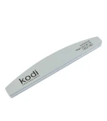 Пилка-бафф КODI Полумесяц № 157 серо-белая 180/180 размер (178/28/11.5)