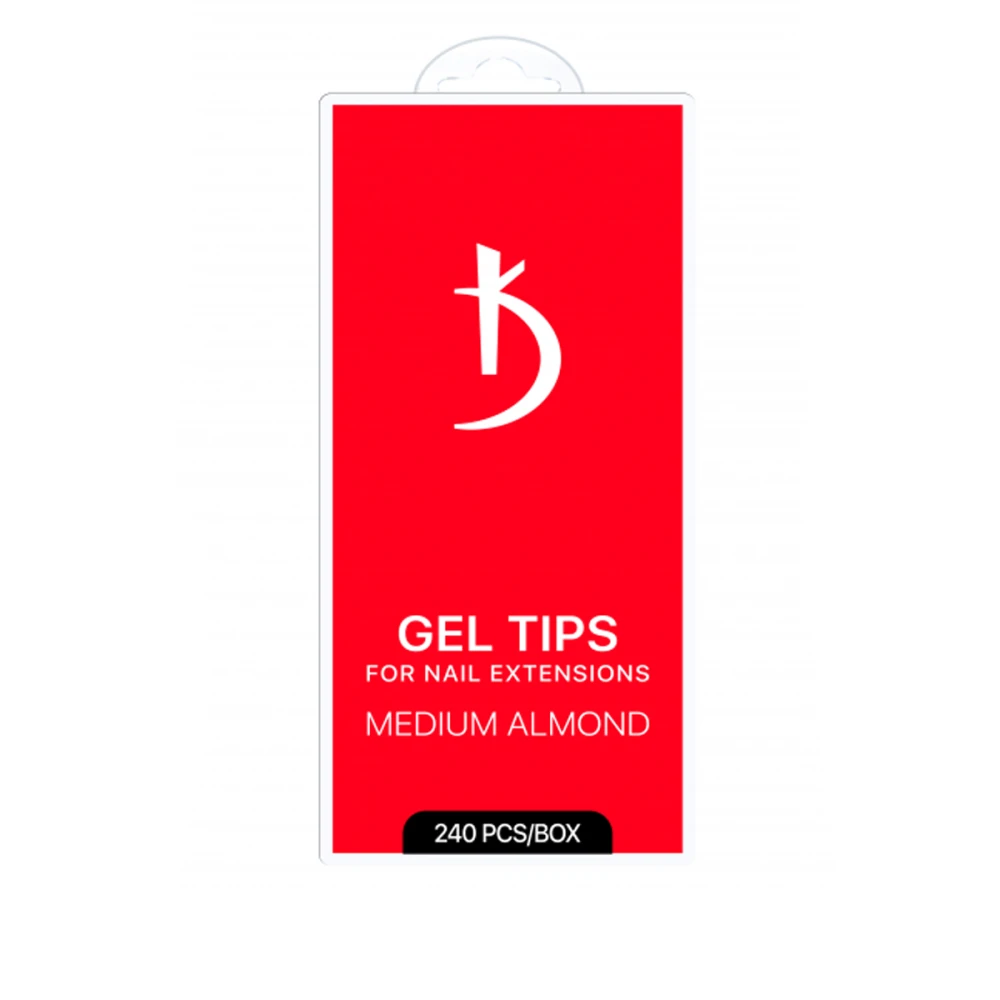 Типы гелевые для наращивания ногтей KODI 240 ед (Medium Almond)