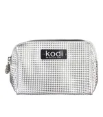 Косметичка KODI "Дельта" размер S (Серебристые соты)