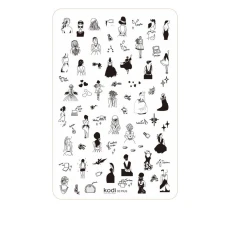 Пластина для стемпiнгу KODI Plus Size розмір 9.5х14.5 (02)