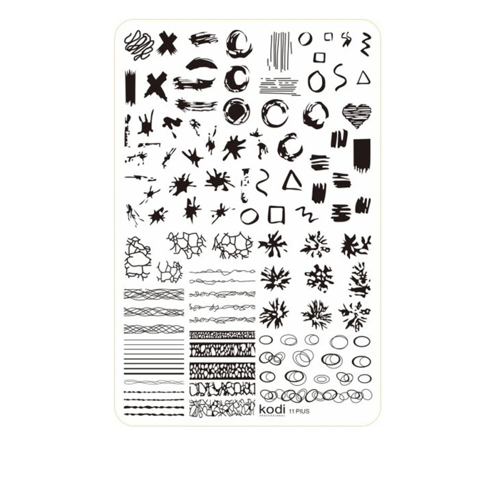 Пластина для стемпiнгу KODI Plus Size розмір 9.5х14.5 (11)
