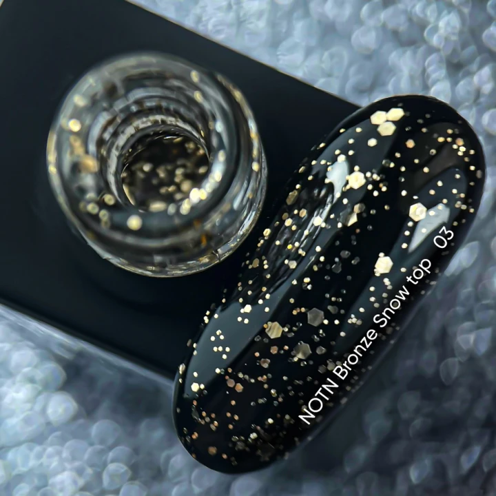 Топ NailSofTheDay Snow 10 мл (Bronze)