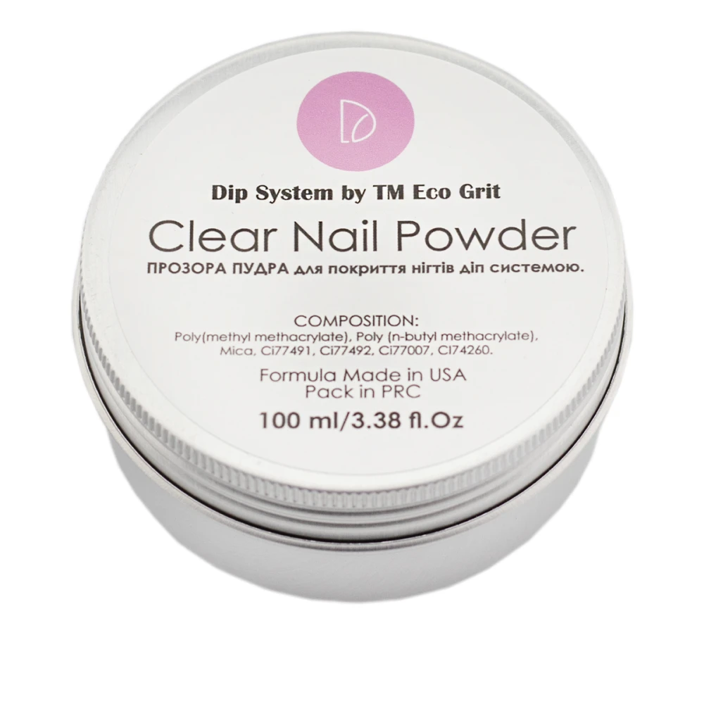 Пудра базовая Base Dip Powder Eco Grit Clear 100 мл