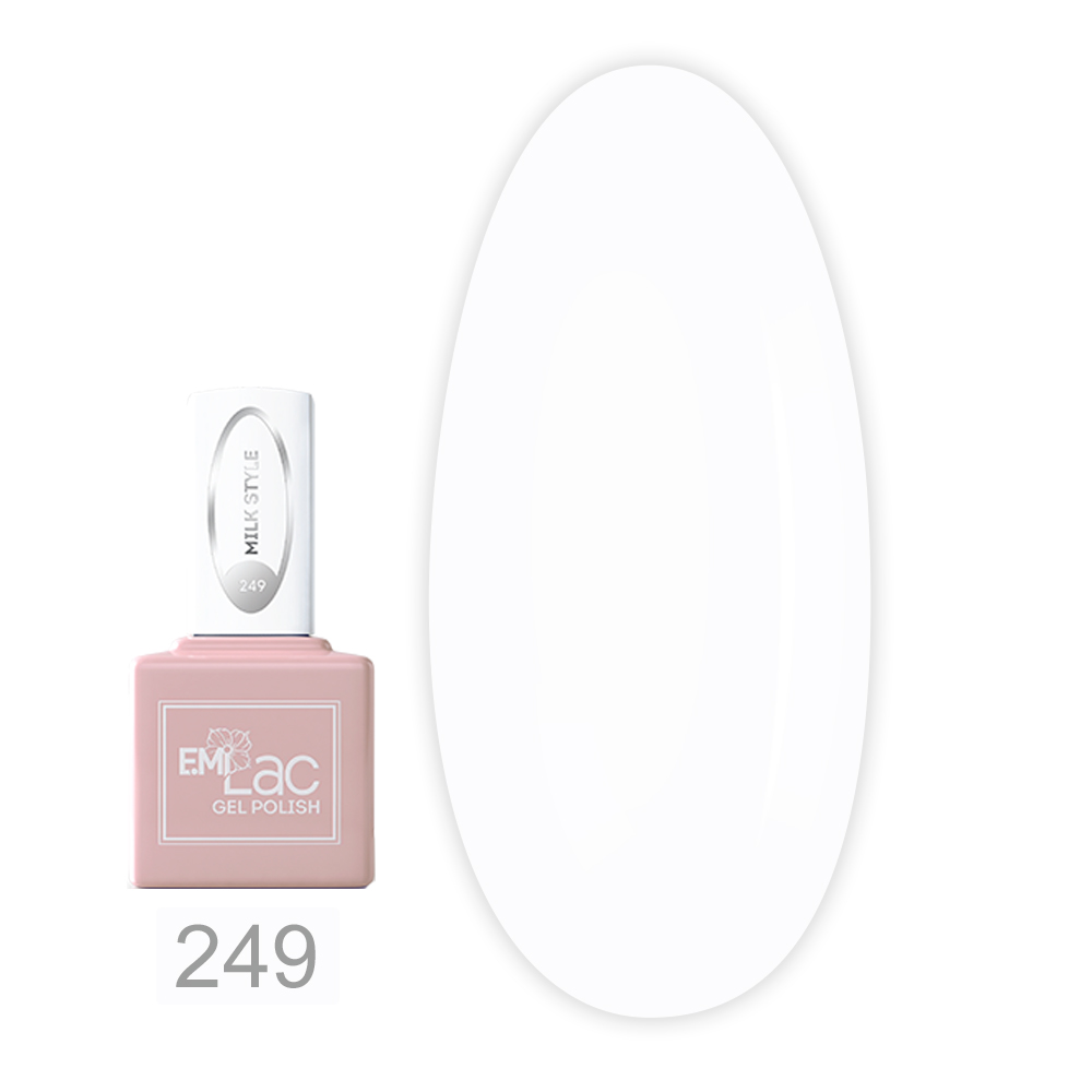 Гель лак E.MI Lac 9 мл (249 Milk Stale)