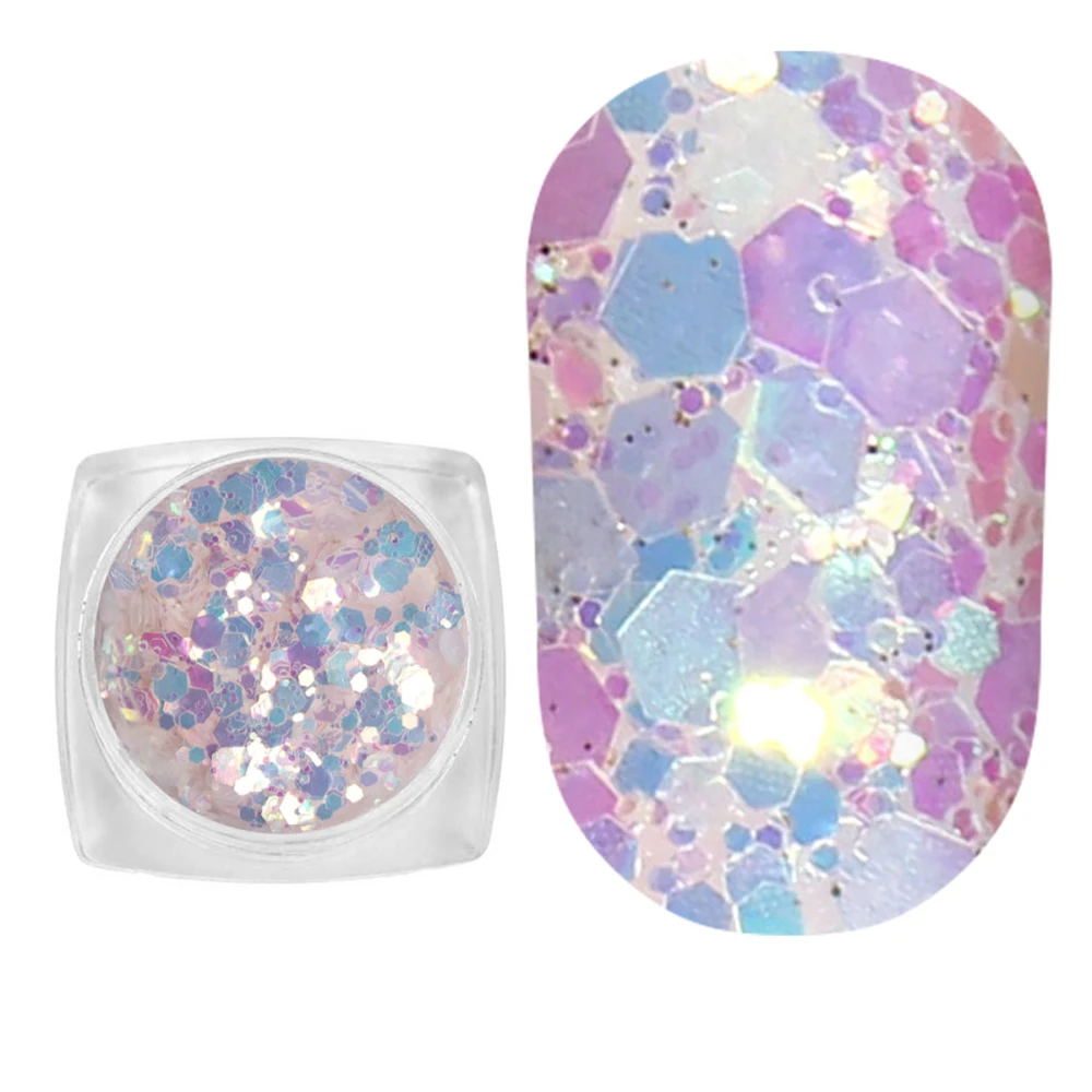 Блестки фотохромные KOMILFO MIX 25 г (001)