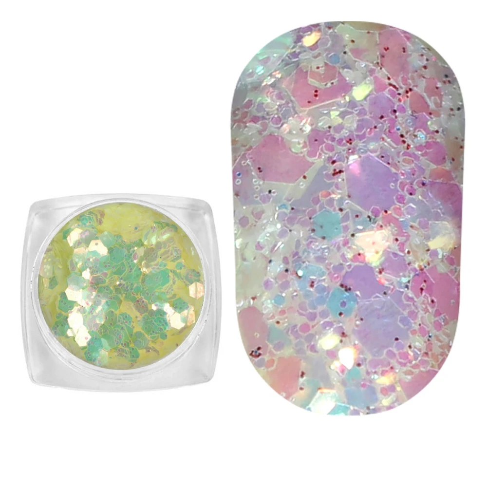 Блискітки фотохромні KOMILFO MIX 25 г (005)