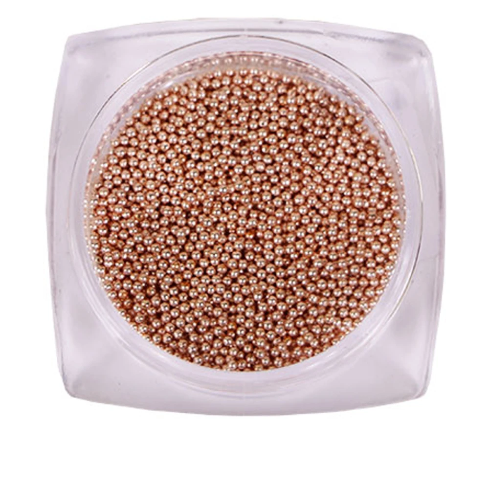 Бульонки металлические KOMILFO 1 мм 6 г (золото)